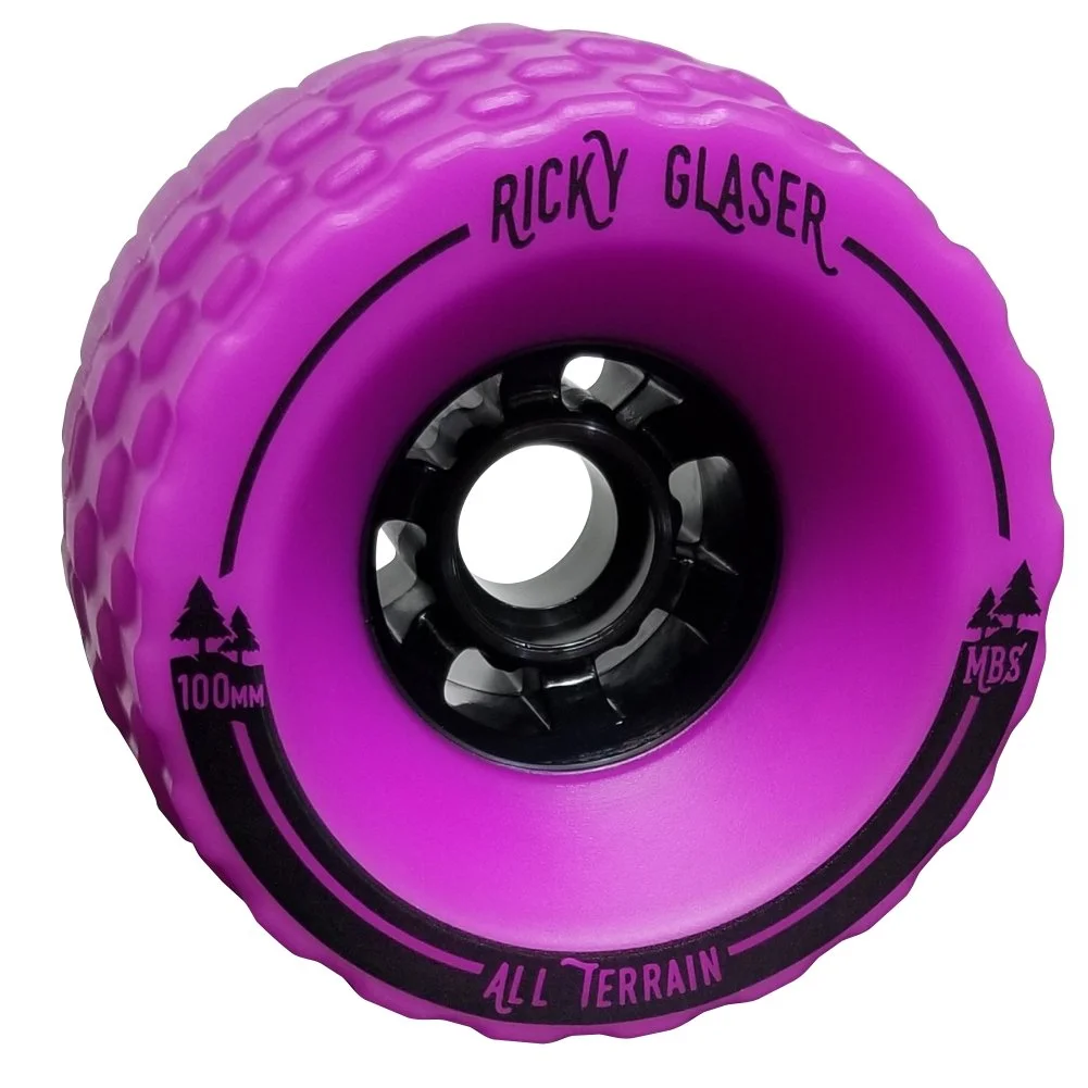 13407 - MBS All-Terrain Skateboard Wheels - Purple 